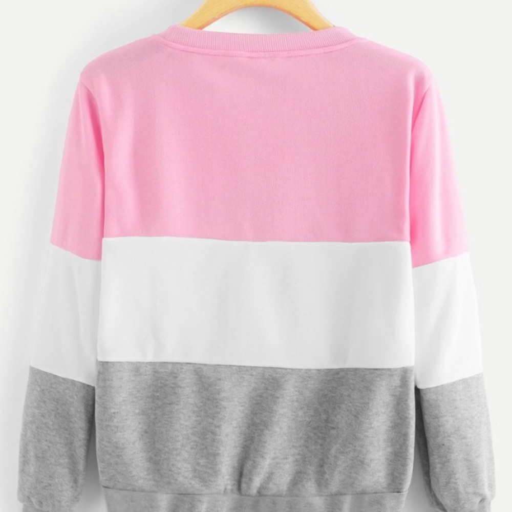 Adorable Block Color Sweatshirt!! - Picture 2 of 2